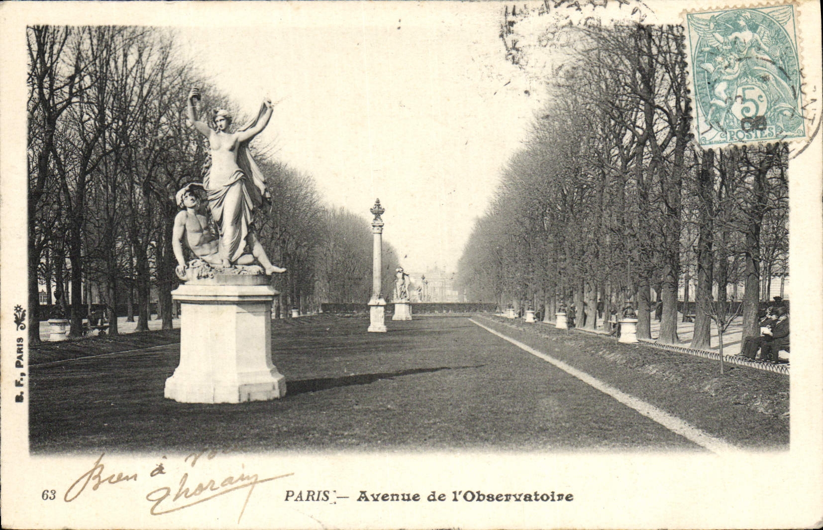 CPA Paris Avenue De I'Observatoire