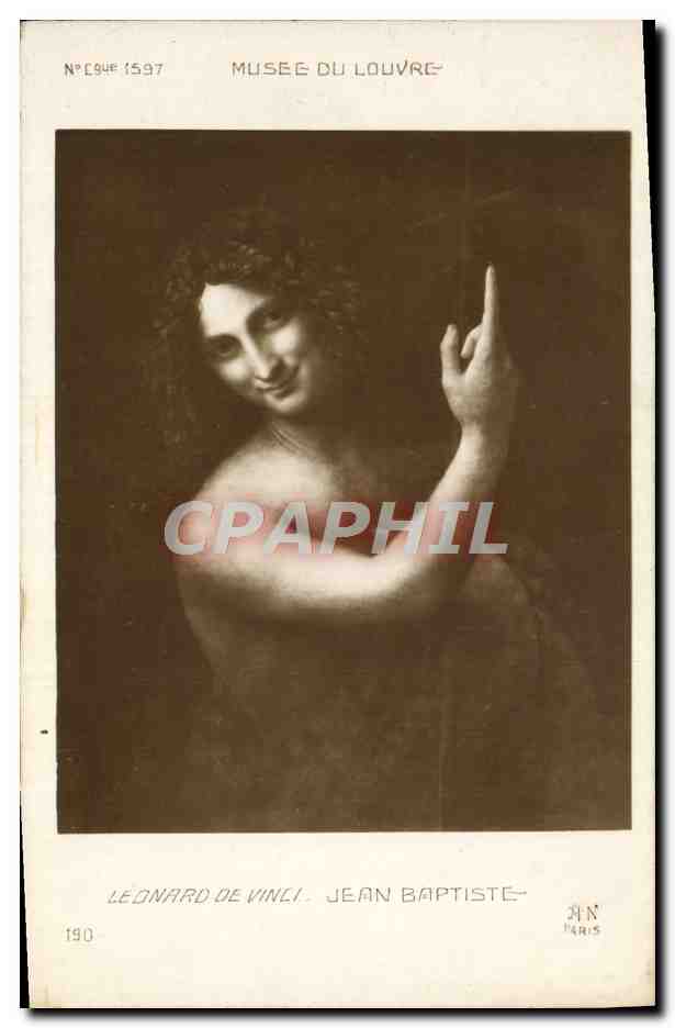 CPA Musee Du Louvre Leonard de Vinci Jean Baptiste 