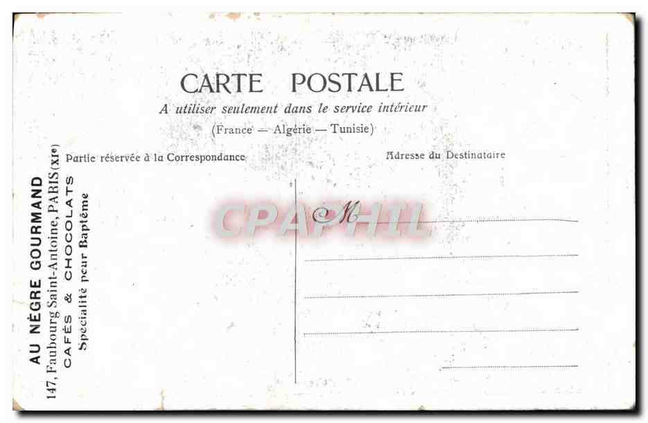 CPA J'Arriverai Bien Je I'Espere Enfant  — Rückseite