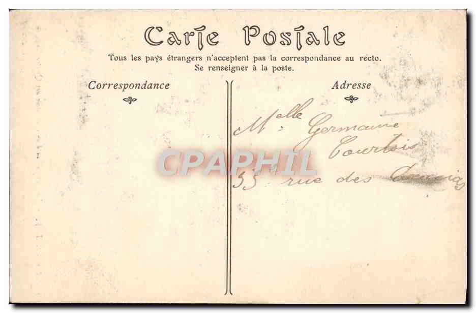 CPA La Rochelle La Tour De La Lanterne Dite Des Quatre Sergents — Verso