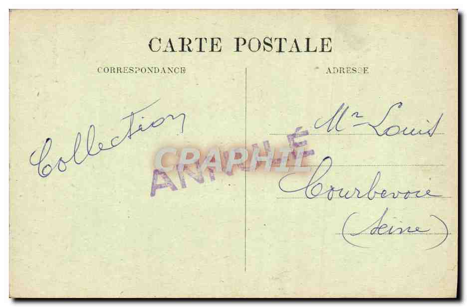 CPA Aulnay L'Eglise Le portail Cote Sud  — Back