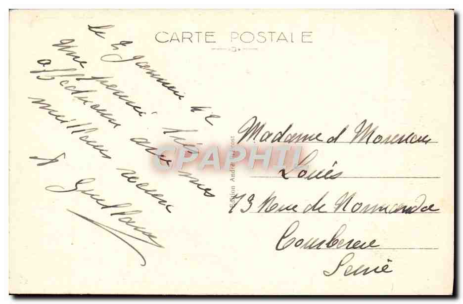 CPA Chatillon Sur Seine Eglise Saint Vorles Mise Au Tombeau — Rückseite