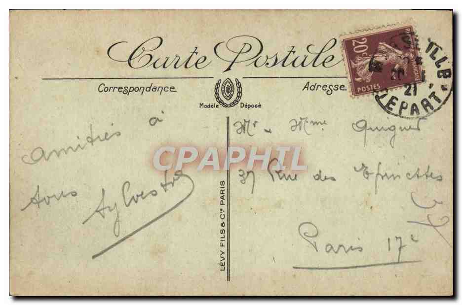 CPA Marseille La Cathedrale Prise De La Jetee De La Joliette — Rückseite