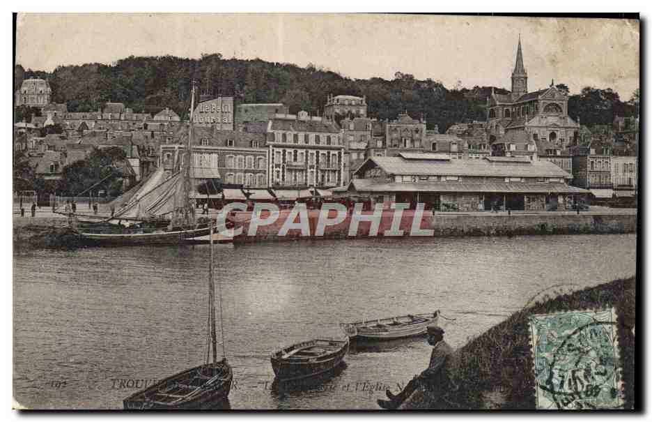 CPA Trouville Bateau