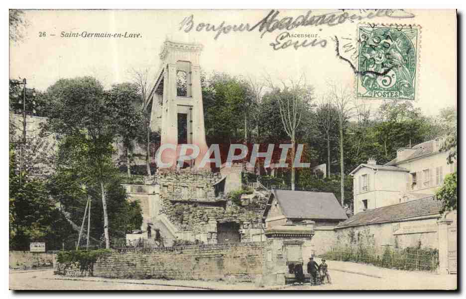 CPA Saint Germain En Laye Ascenseur 