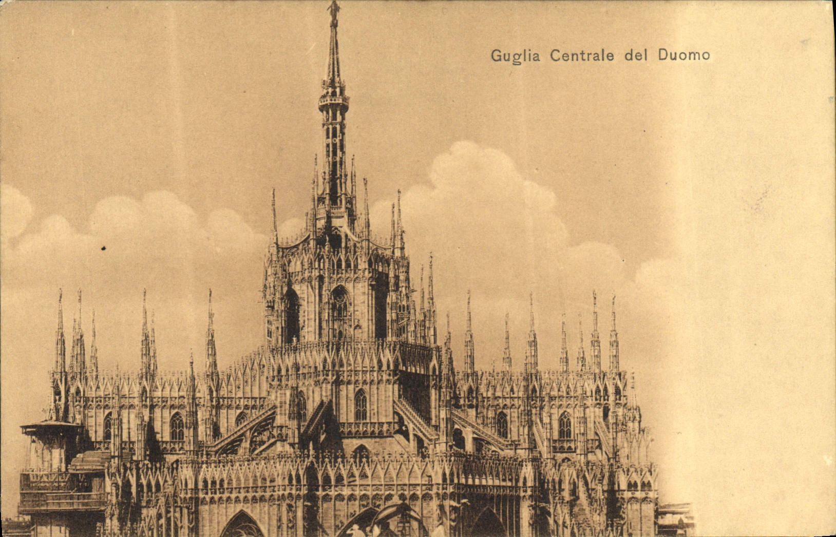 CPA Guglia Centrale Del Duomo Milano