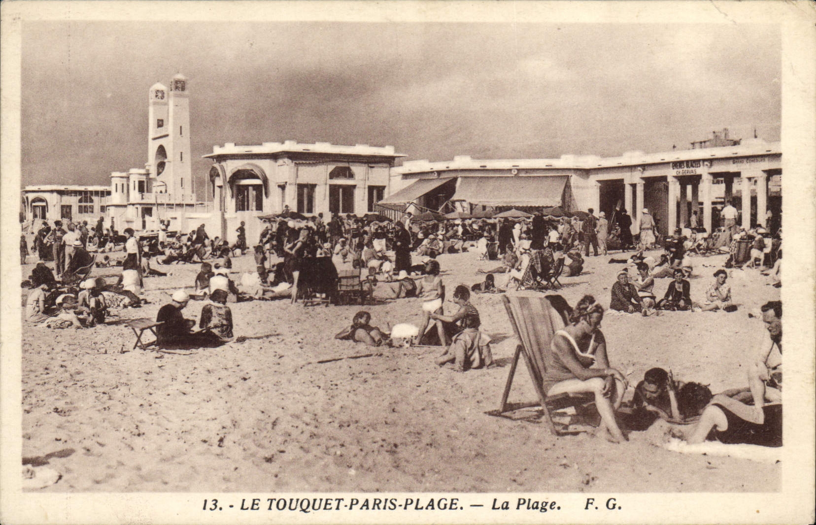 Antike Ansichtskarte Le Touquet Paris Plage