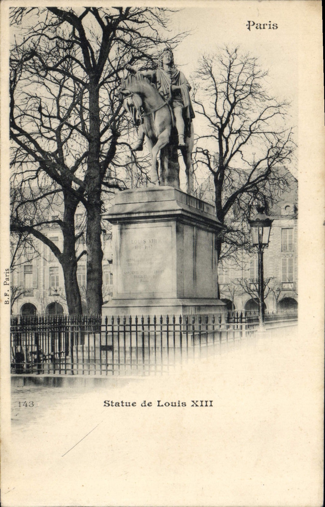 CPA Paris Statue De Louis XIII