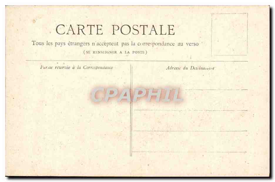 CPA Paris Eglise Saint Augustin — Verso