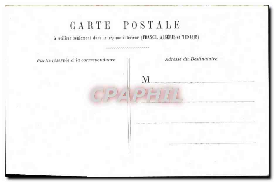 CPA Paris La Sainte Chapelle — Verso