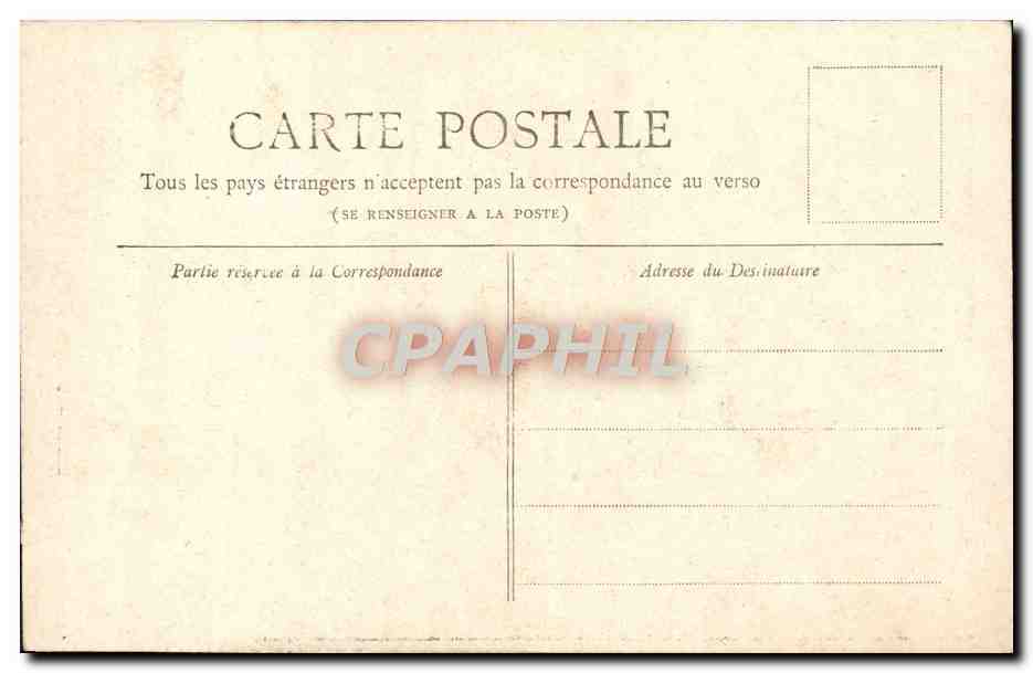 CPA Paris Place de la Republique — Rückseite