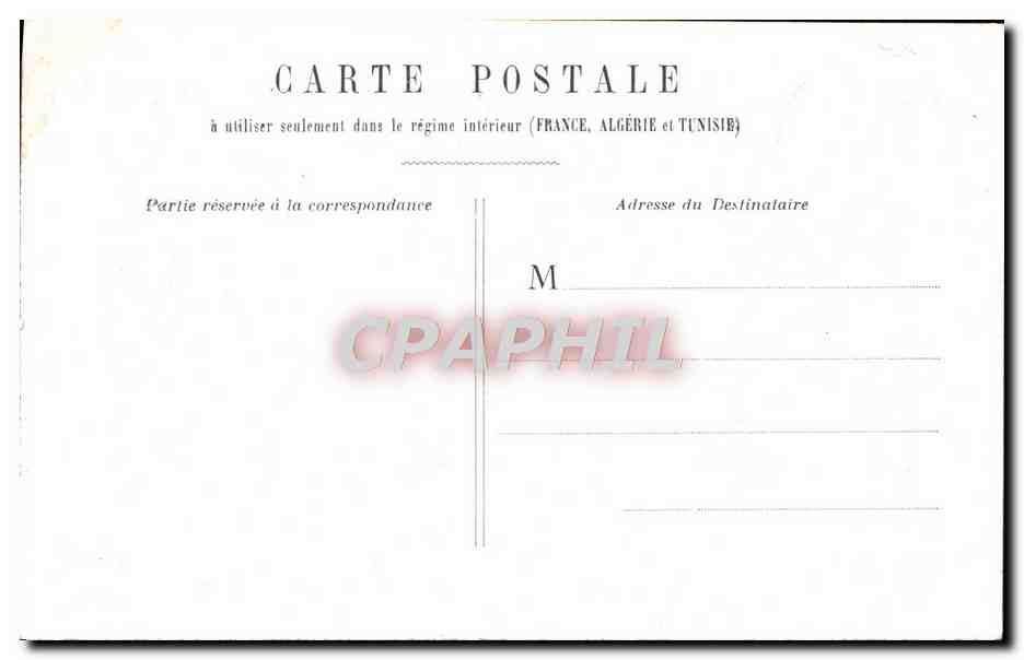 CPA Paris La Madeleine — Rückseite