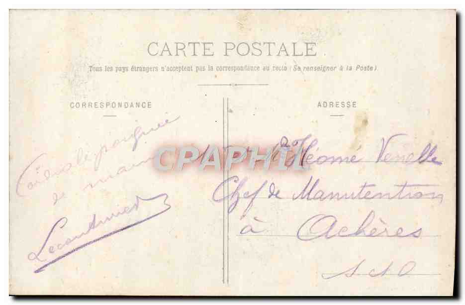 CPA Gavarnie Le Cirque — Verso