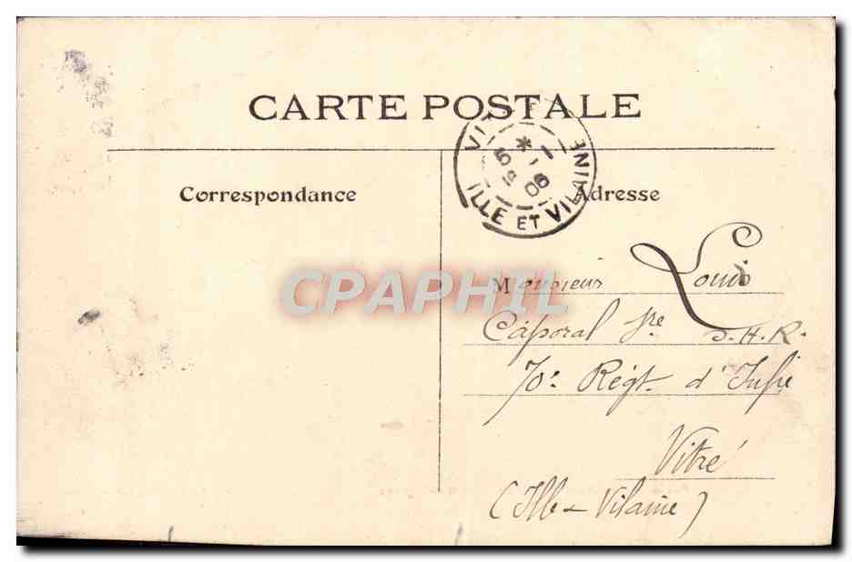 CPA Paris Le Grand Palais des Champs Elysees — Rückseite