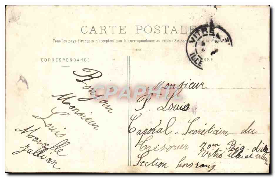 Toul Illustré — Nouvelles Casernes du 146e de Ligne, Plateau St-Georges — Édition Poiron, Toul — Verso