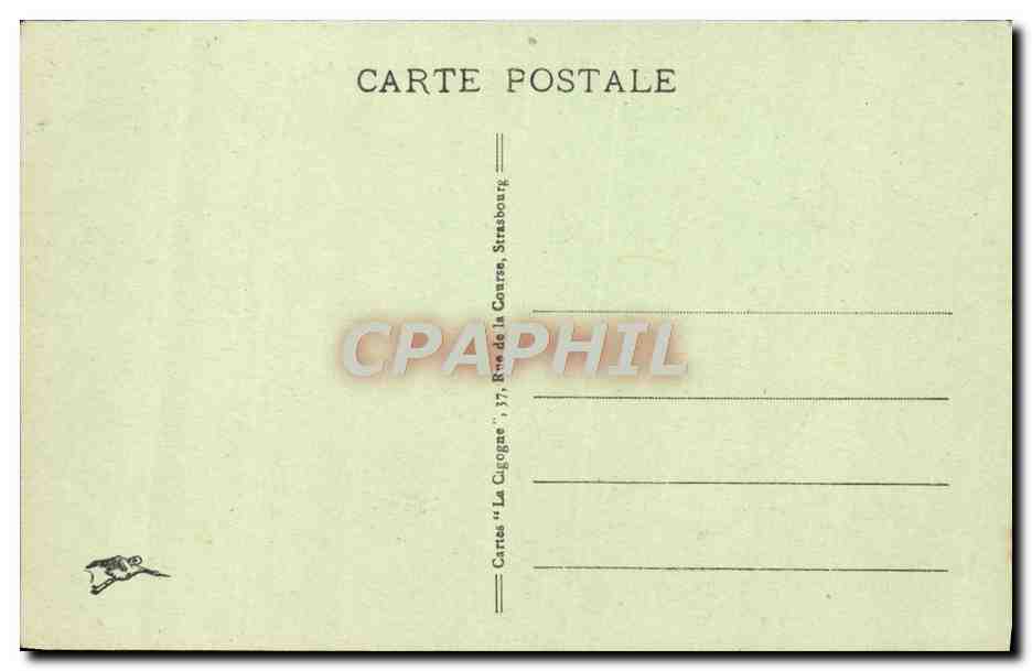 CPA Strasbourg Les Ponts du Rhin et Kehl dans le lointain  — Verso