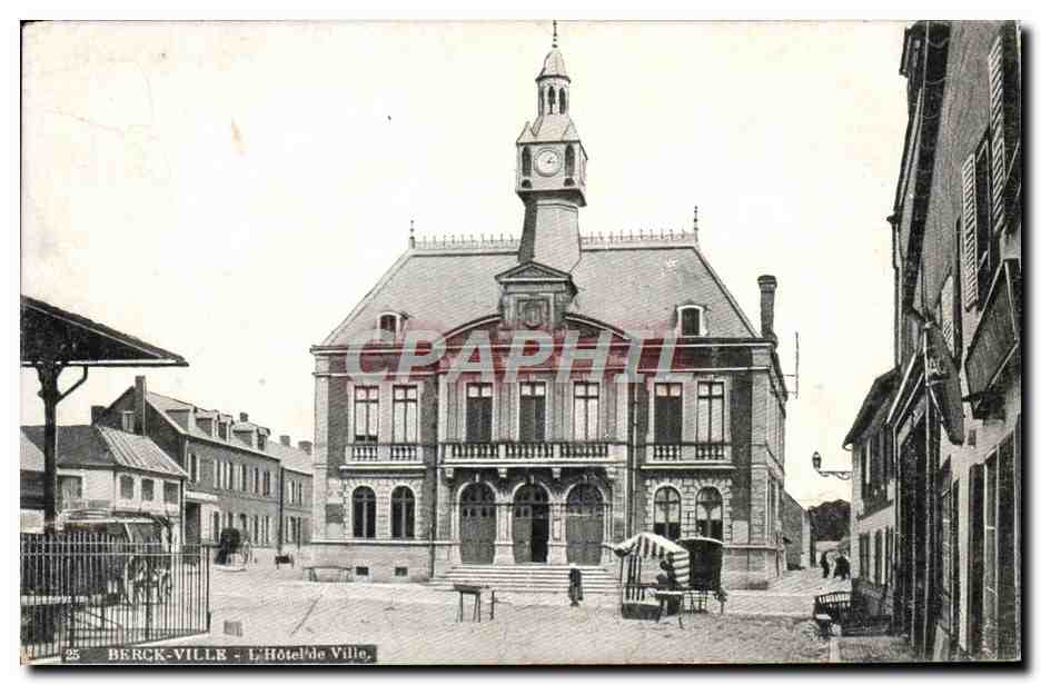 CPA Berck Ville L'Hotel Ville