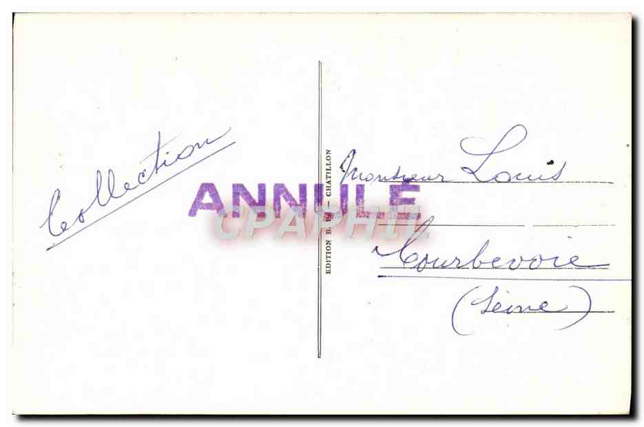 CPA Chatillon sur Seine Vue generale — Rückseite