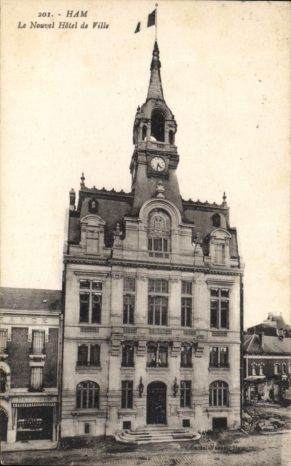 CPA Ham Le Nouvel Hotel de Ville