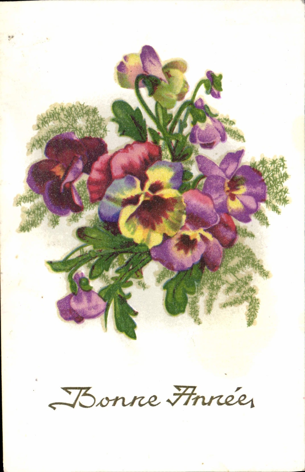 CPA Fantaisie Fleurs