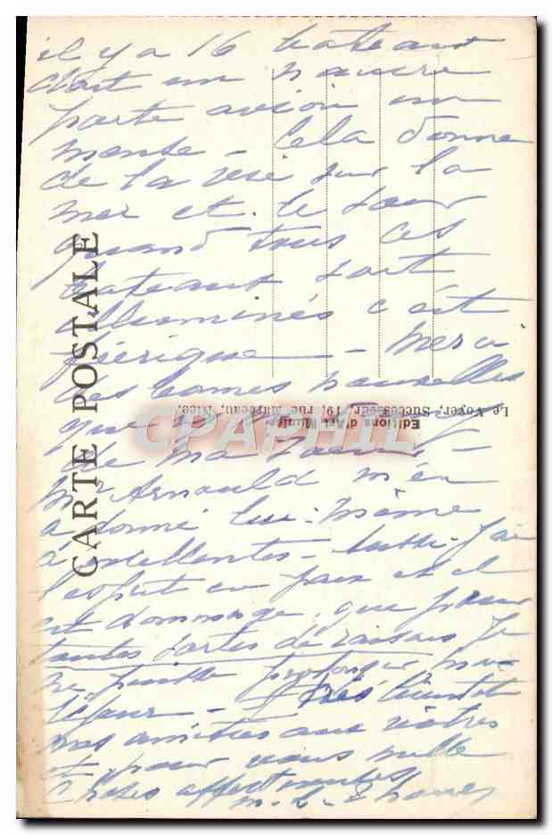CPA Cannes Vue Generale — Rückseite
