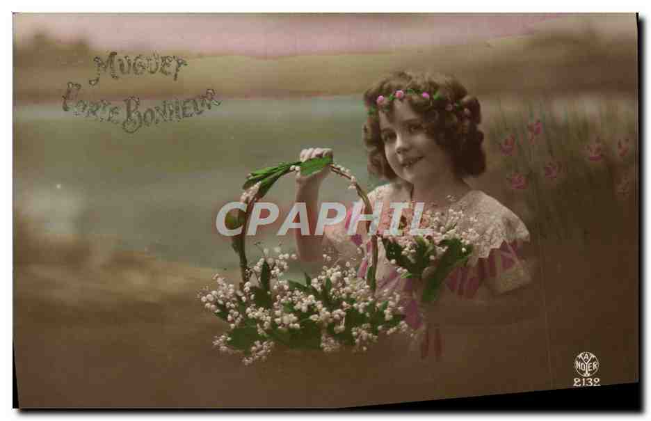 CPA Fantaisie Enfant Muguet 
