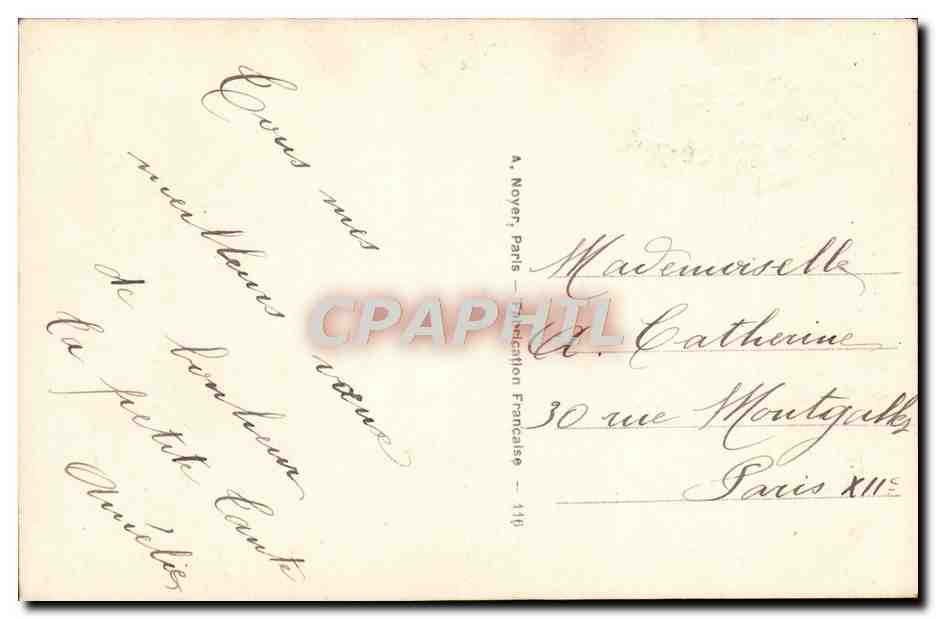 CPA Fantaisie Enfant Muguet  — Rückseite