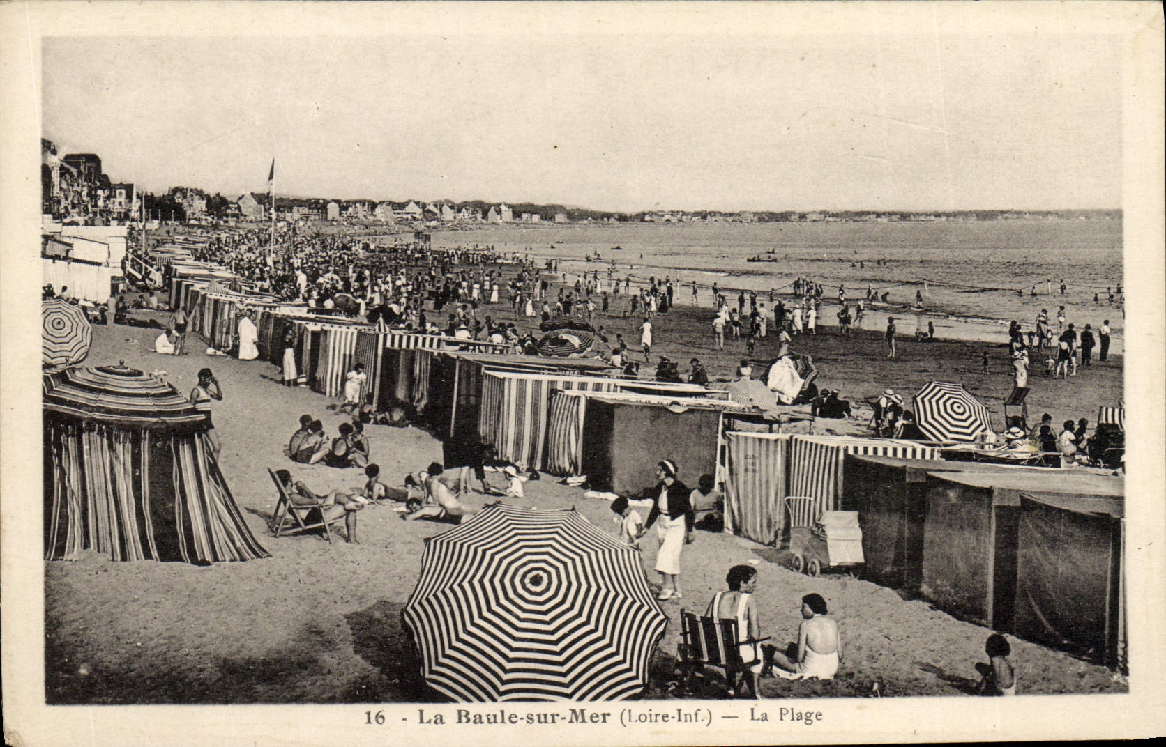 CPA La Baule Sur Mer La Plage