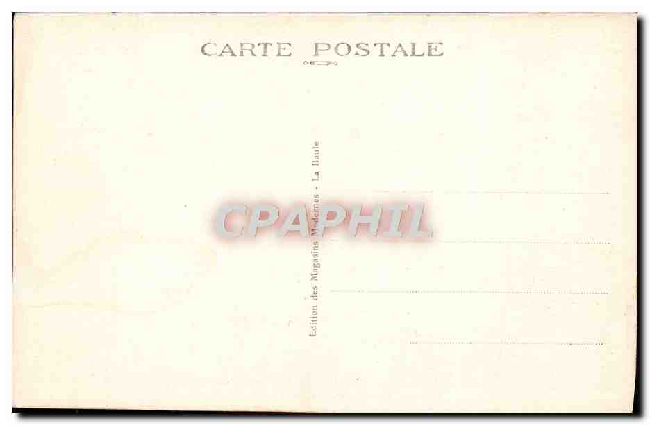 CPA La Baule Sur Mer La Plage — Verso