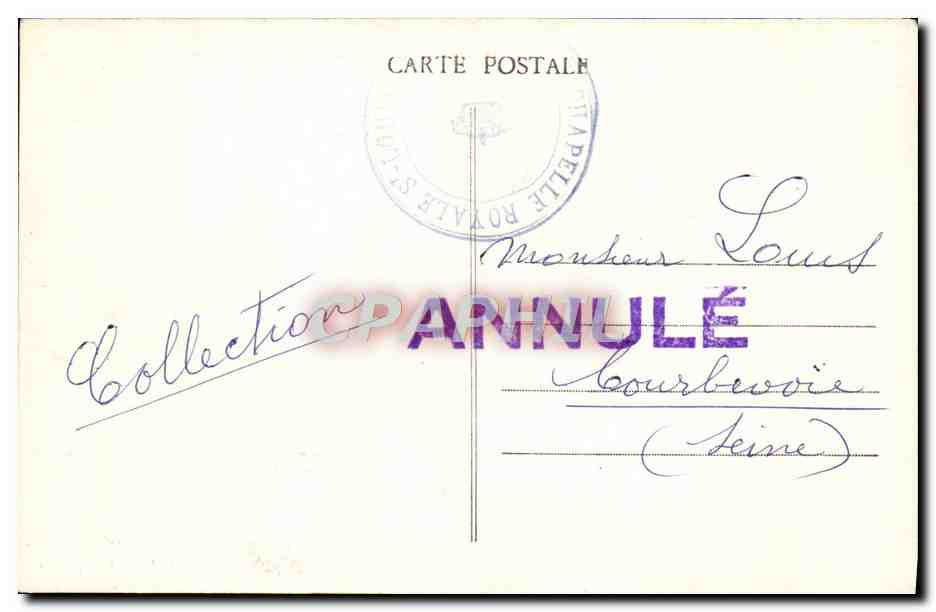 Dreux (E.-et-L.) - Entrée du Parc de la Chapelle Saint-Louis — G. Foucault, édit. Dreux, n°52 — Rückseite