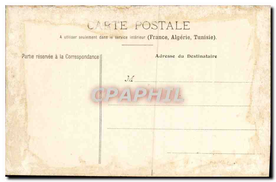 CPA Nantes Le Theatre Graslin le Grand Cafe et L'Hotel de France — Rückseite