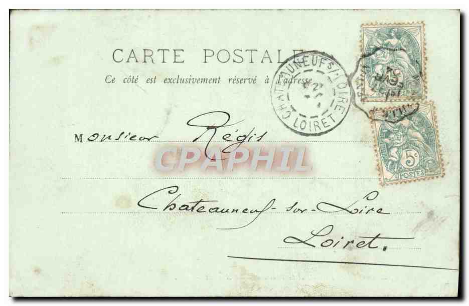 CPA Nice La Jetee Promenade et la Promenade des Anglais — Verso
