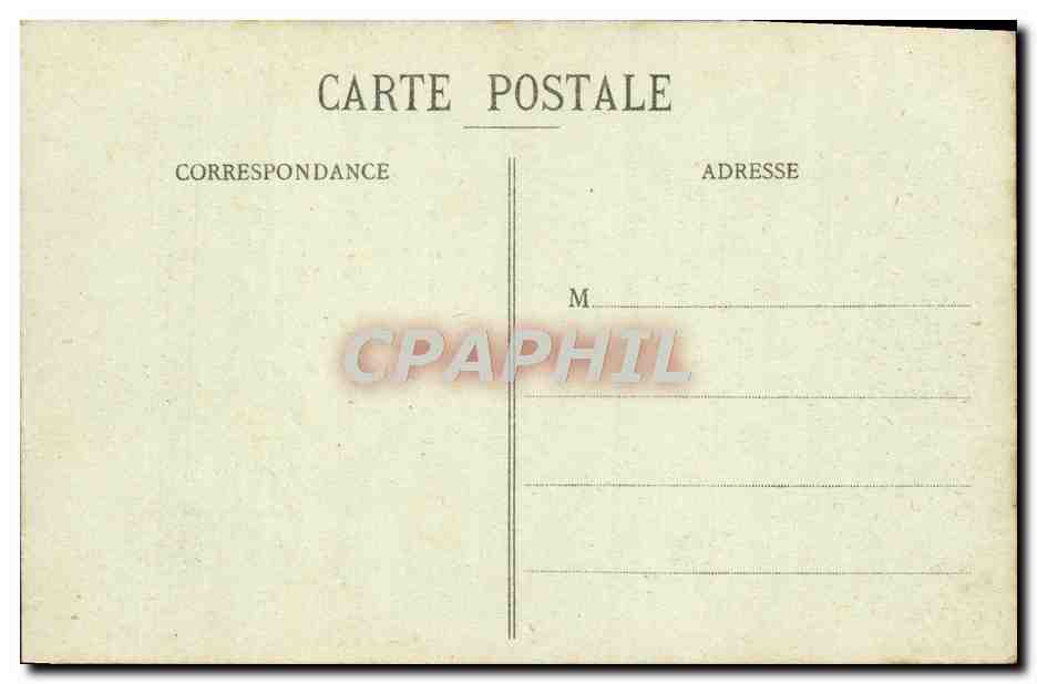 CPA Montargis Le Chateau — Rückseite