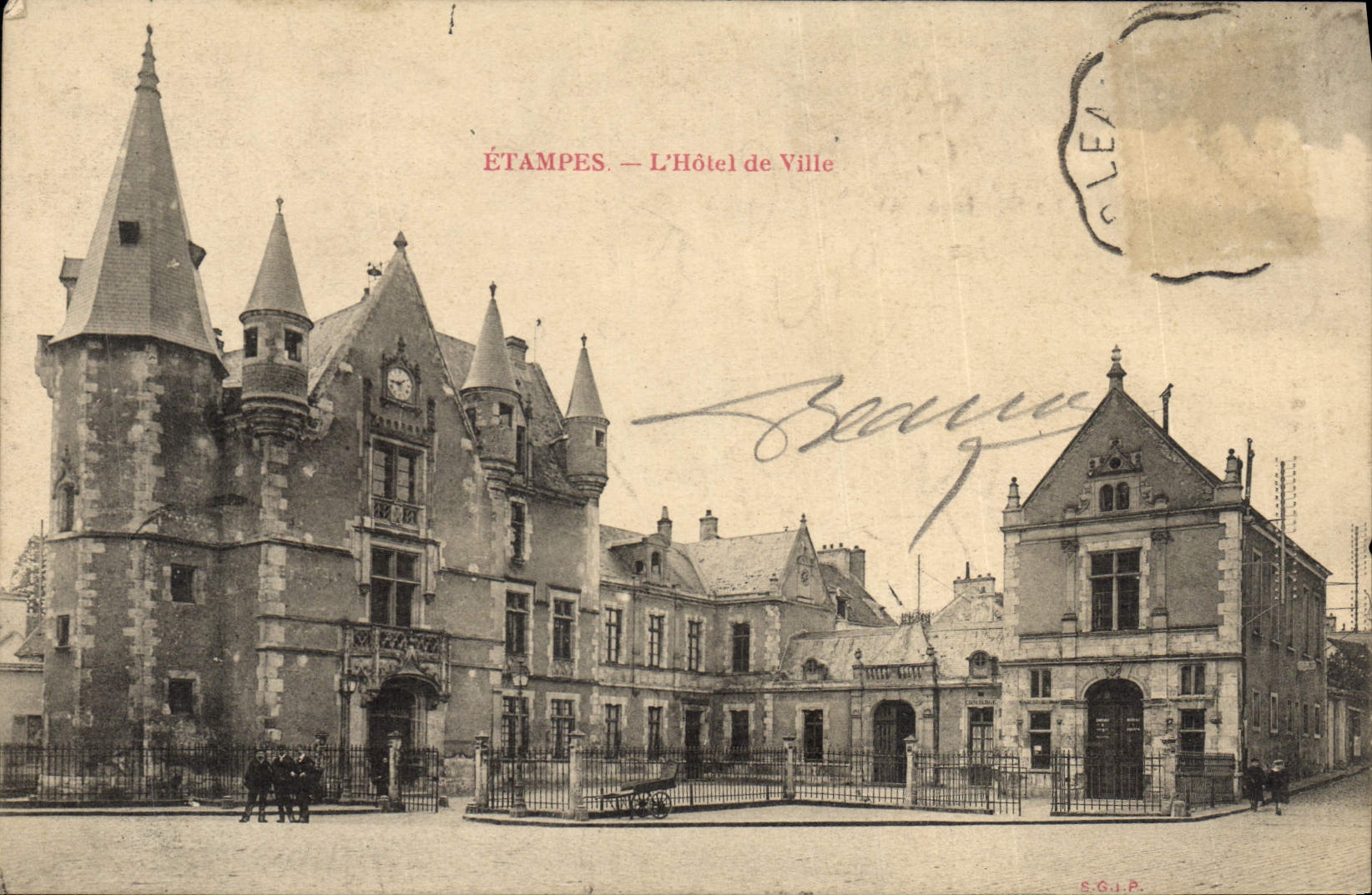 CPA Etampes L'Hotel de Ville