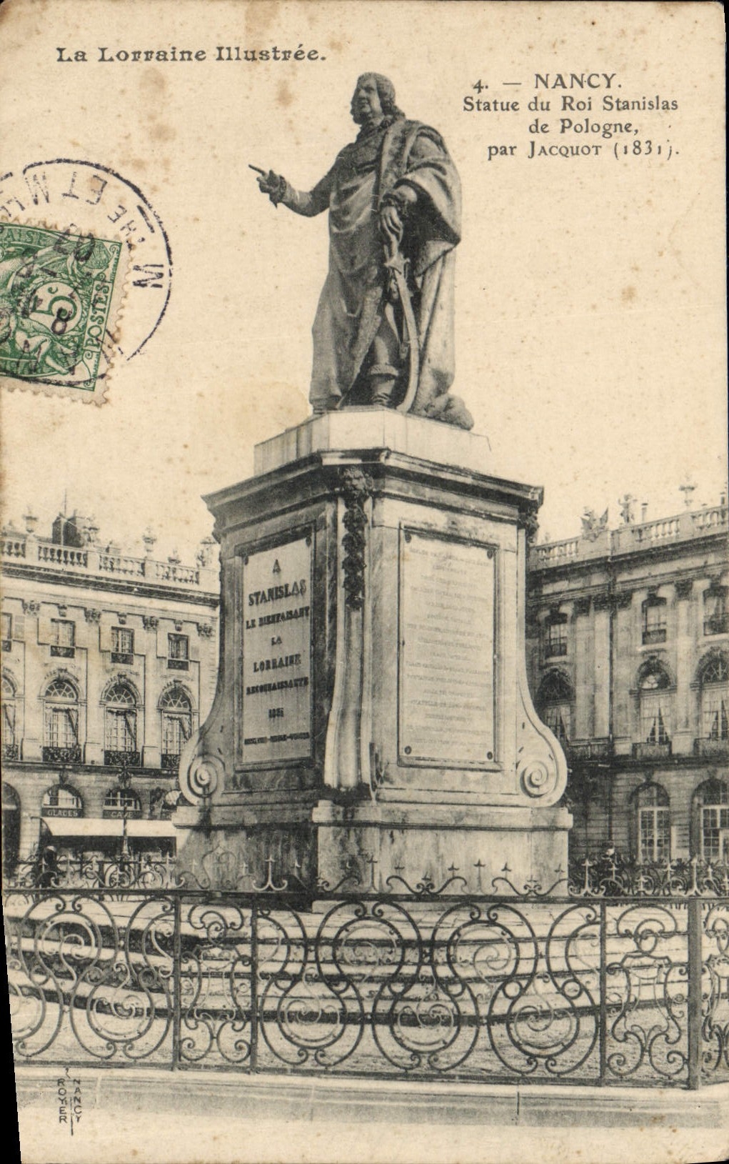 CPA Nancy Statue du Roi Stanislas De Pologne