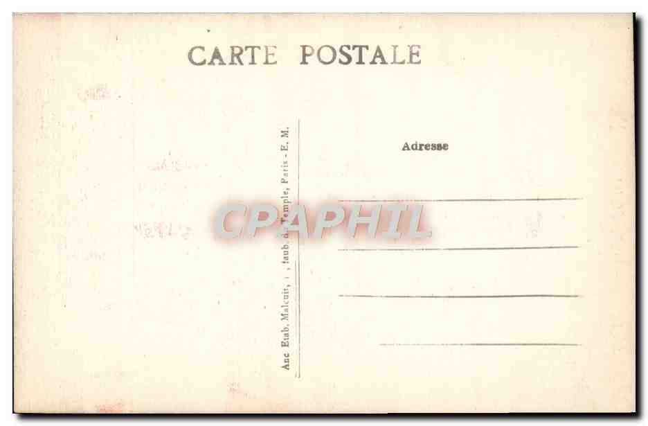 CPA Paris La Tour Saint Jacques — Rückseite