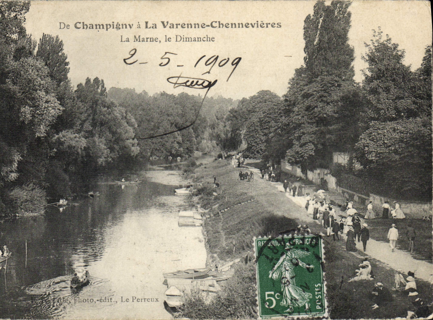 CPA De Champigny a la Varenne Chennevieres La Marne le dimanche 
