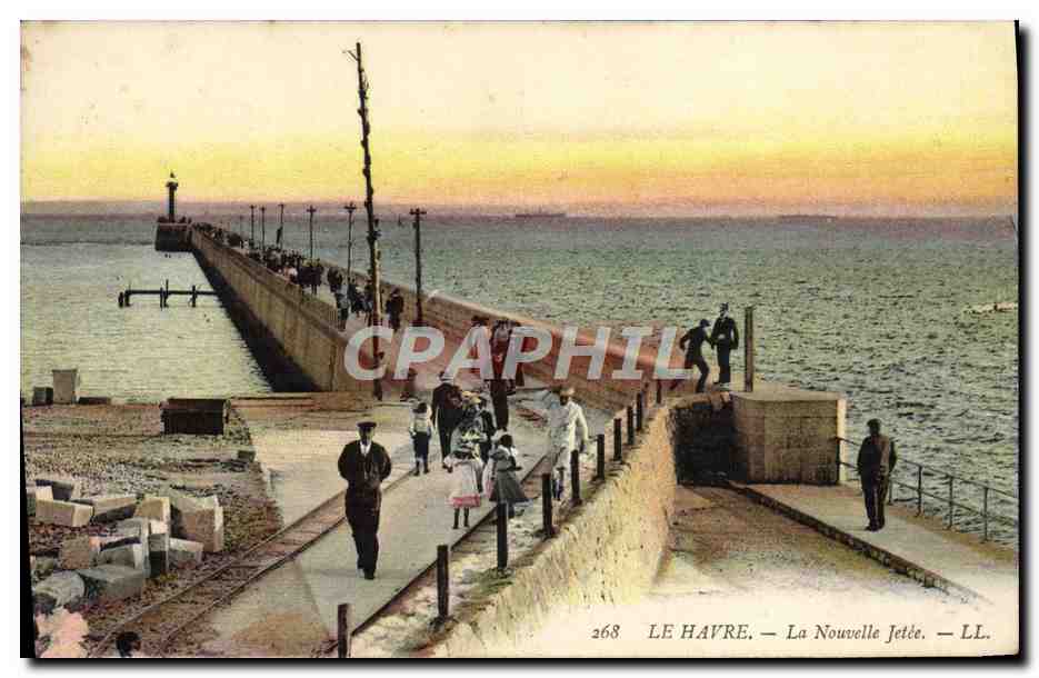 CPA Le Havre La Nouvelle Jetee
