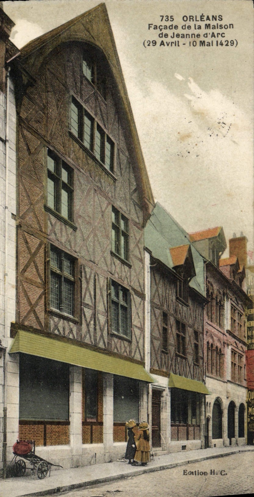 CPA Orleans Facade de la Maison de Jeanne d'Arc 