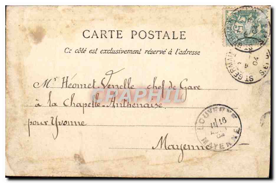 Saint-Germain — Le Château — Pizier — Rückseite