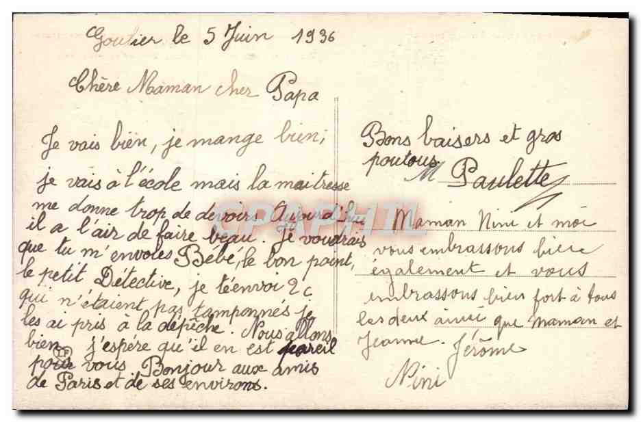 Les Pyrénées-Ariégeoises — Environ d'Auzat et Vicdessos — Vue prise à la montée vers la Brèche de Rioufred — Éditeur P. J. Tardieu, n° 1404 — Reverso