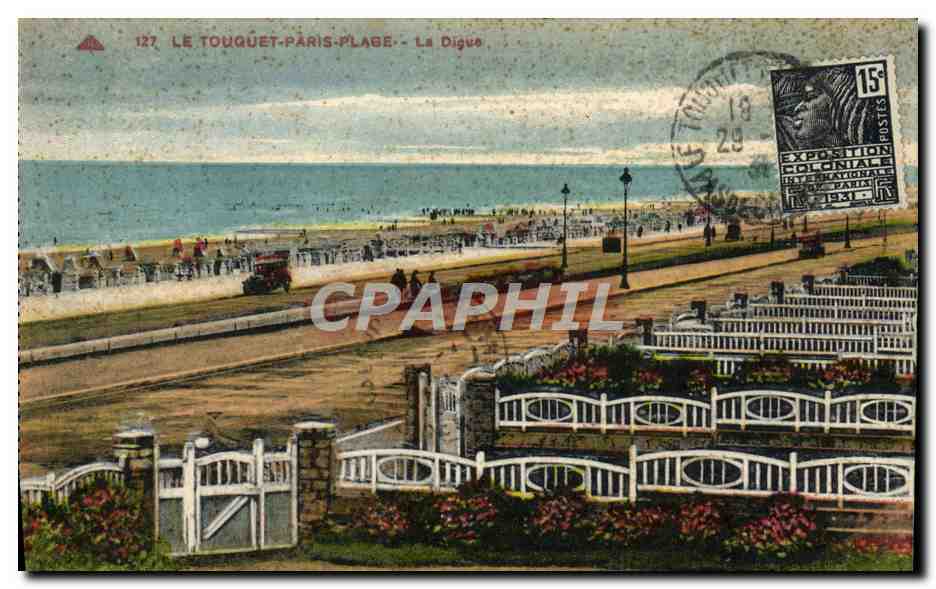 Le Touquet-Paris-Plage - Die Digue — anonymer Verleger, Nr. 127
