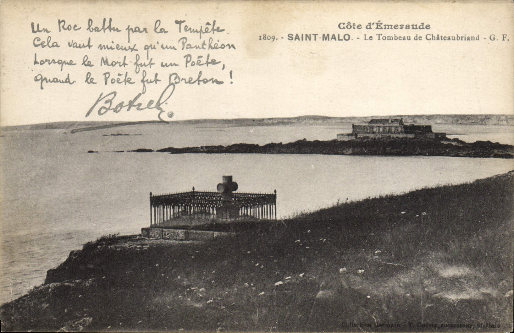 Côte d'Émeraude - Le Tombeau de Châteaubriand - G. F.