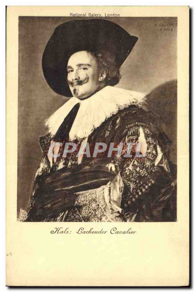 CPA National Gallery London Hals Lachender Cavalier 
