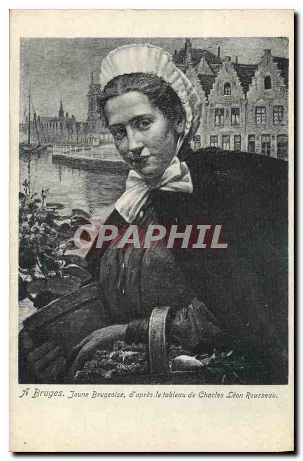 CPA Bruges Jeune Brugeoise Charles Leon Rousseau