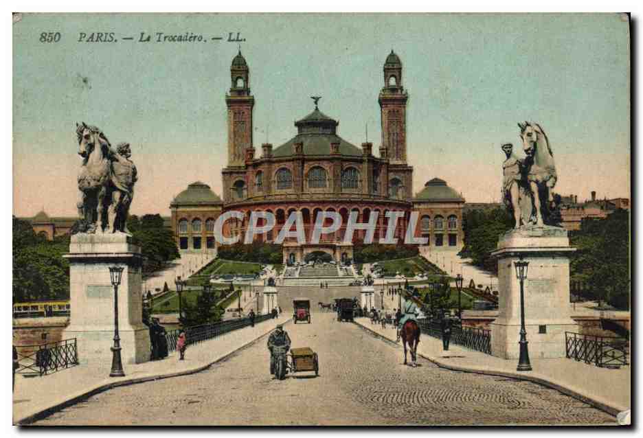 CPA Paris le Trocadero