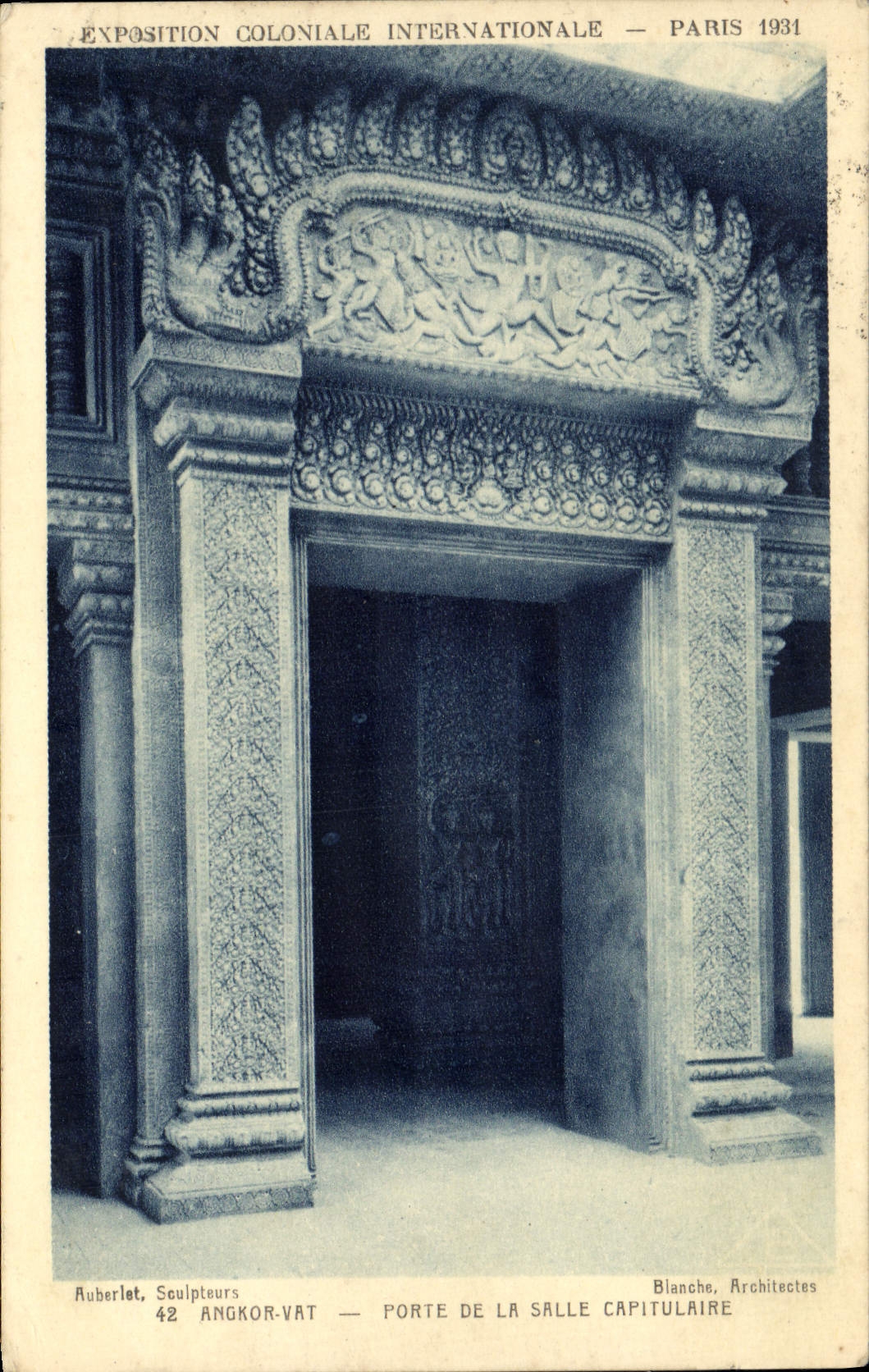 Porte de la Salle Capitulaire — Exposition Coloniale Internationale — Paris 1931