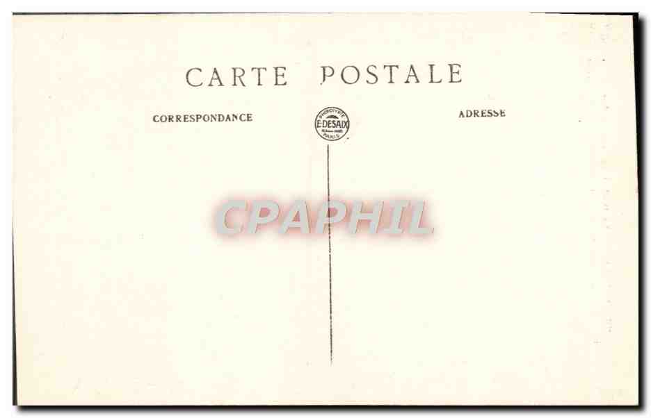 CPA Auxerre La Prefecture ancien eveche et la cathedrale  — Verso