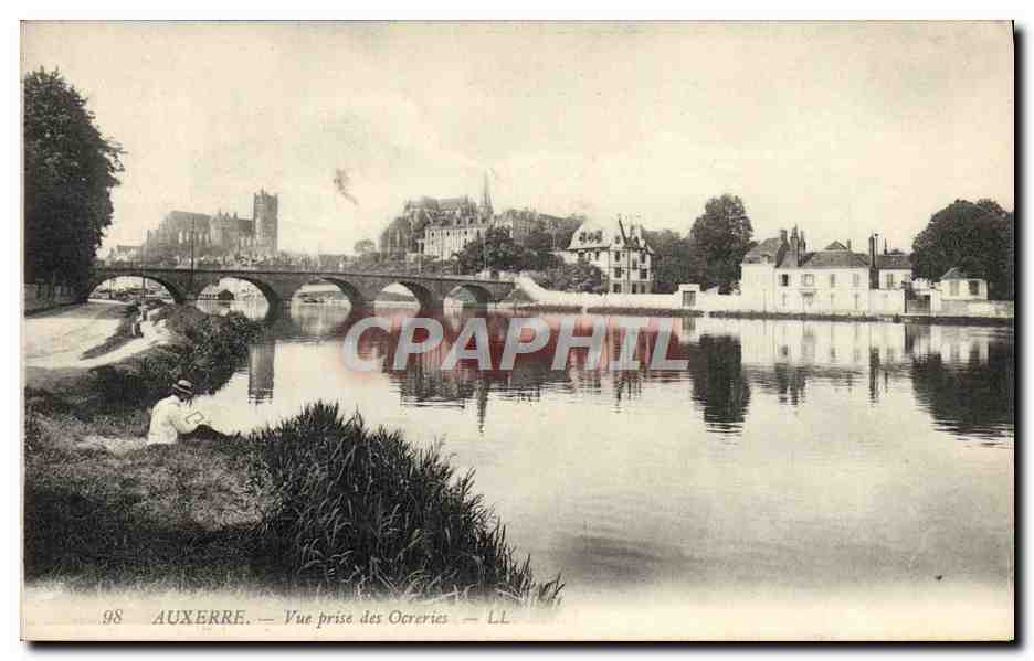 CPA Auxerre Vue Prise des Ocreries