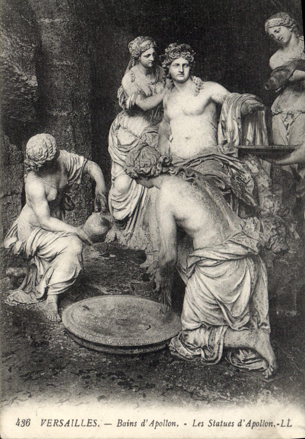 Versailles — Apollo's Baths — The Statues of Apollo — LL n°436
